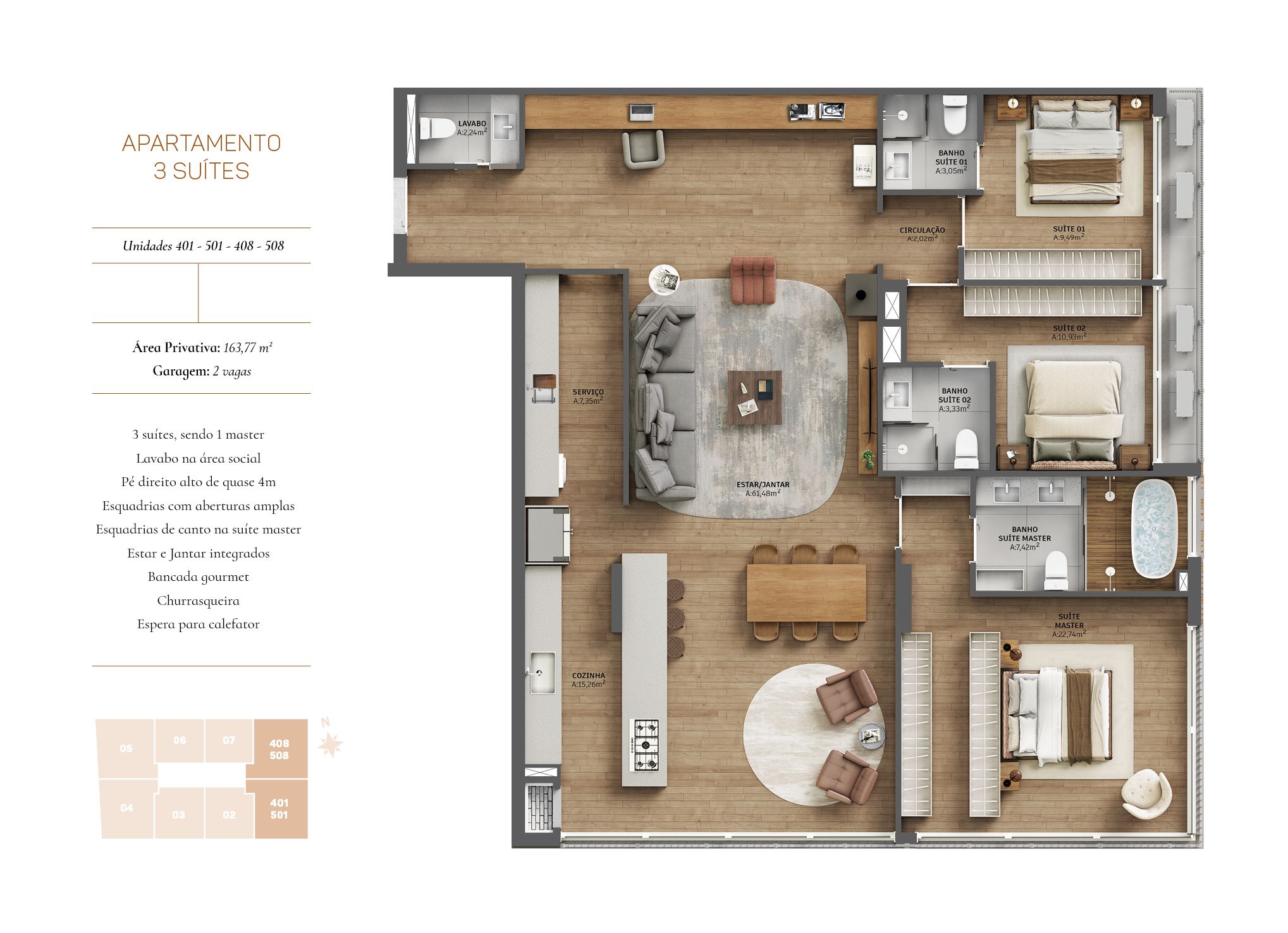 Planta: Apartamento 501