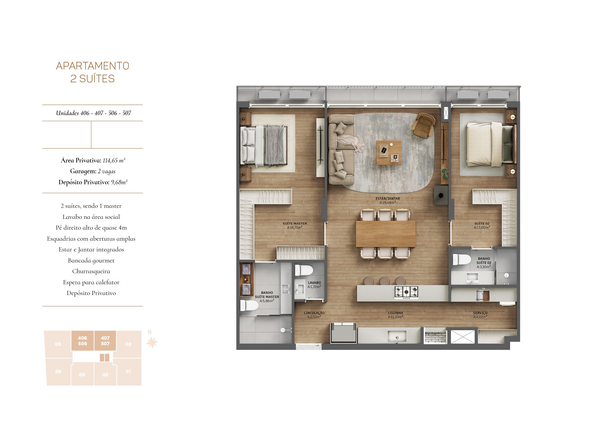 Planta: Apartamento 507
